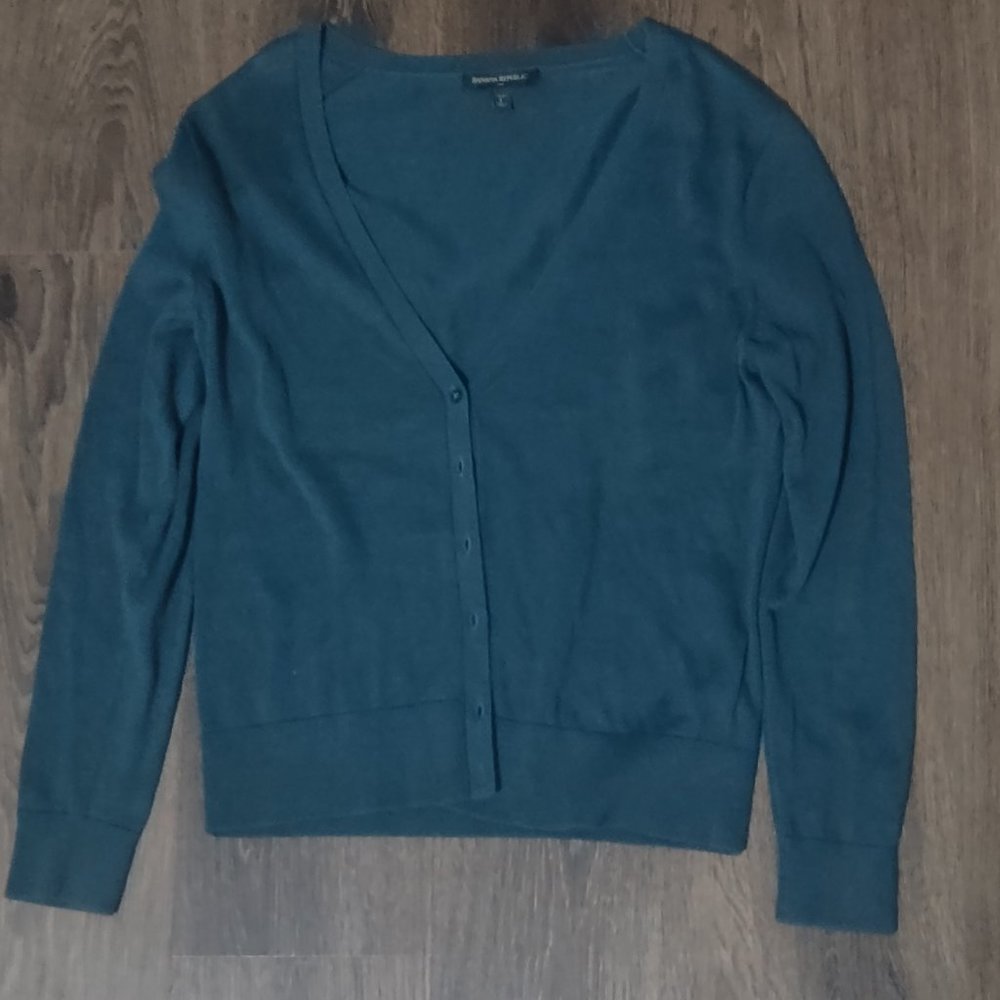Banana Republic Teal Cardigan
